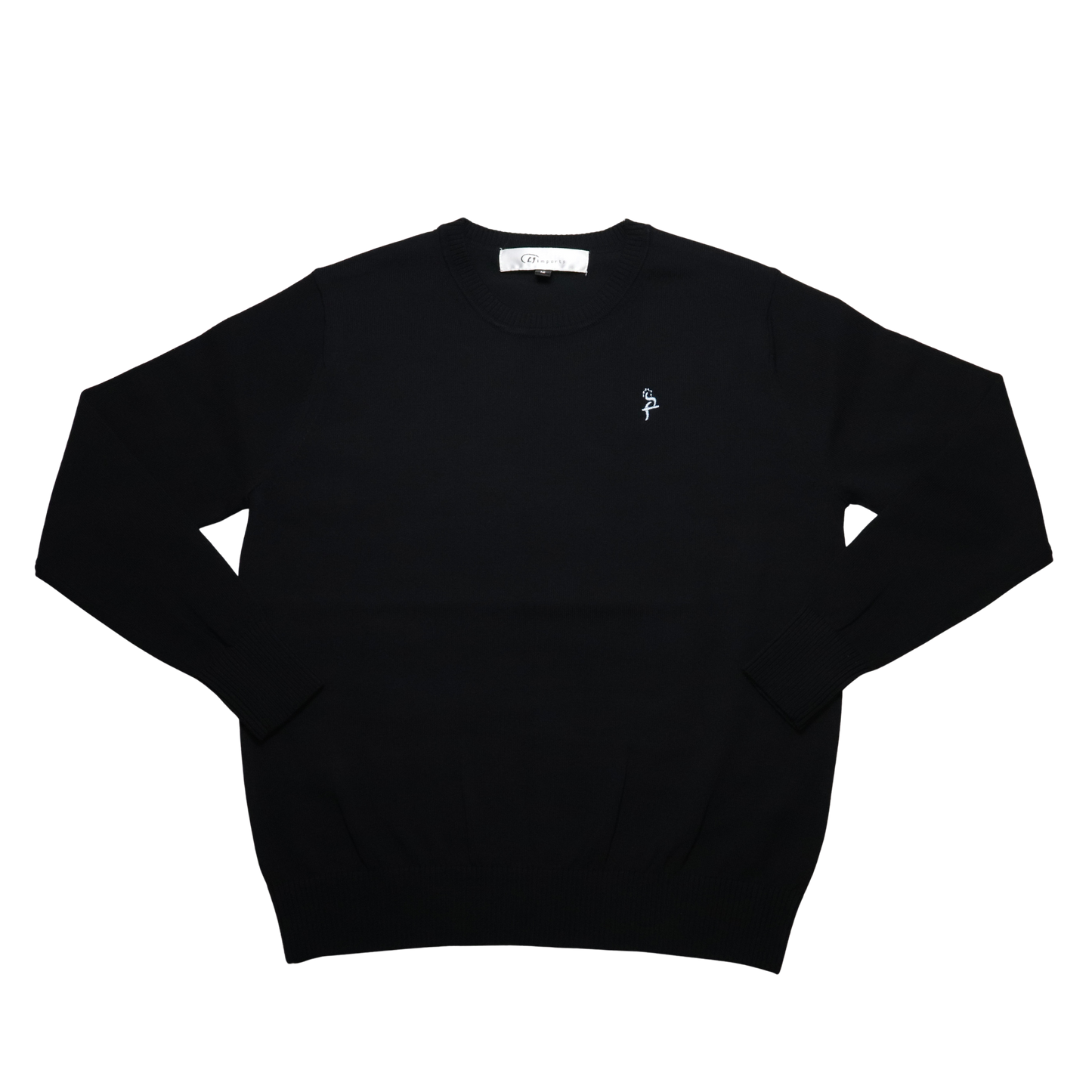 Crew Neck Sweater - Navy - Bais Kaila