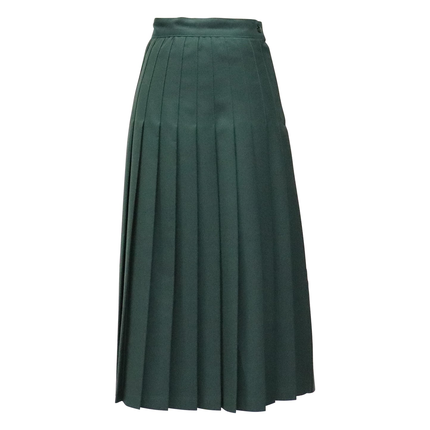 Green Knife Pleat Skirt - Juniors