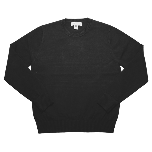 Crew Neck Sweater - Black